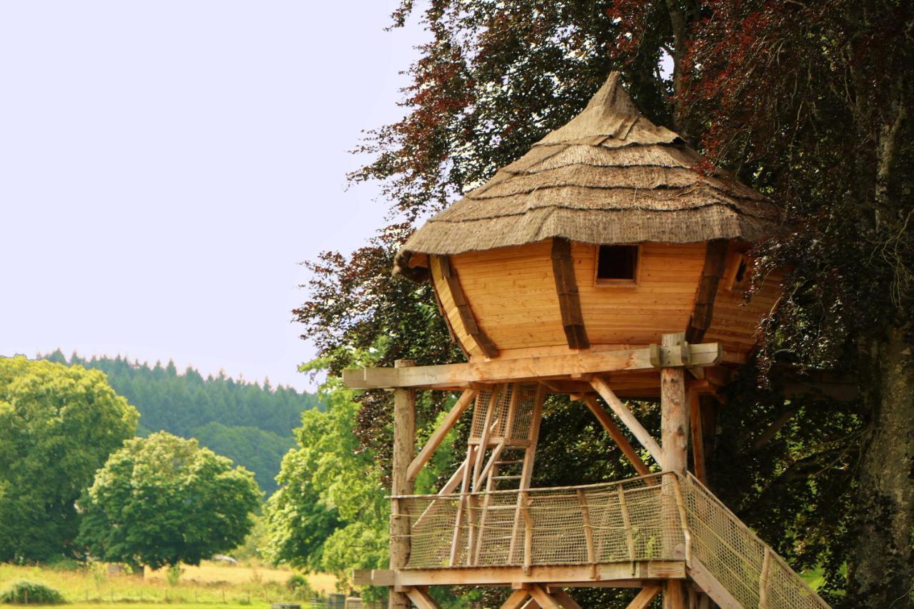 Cabane Perchée dans les Arbres Saint-Hilaire-en-Morvan Exterior foto