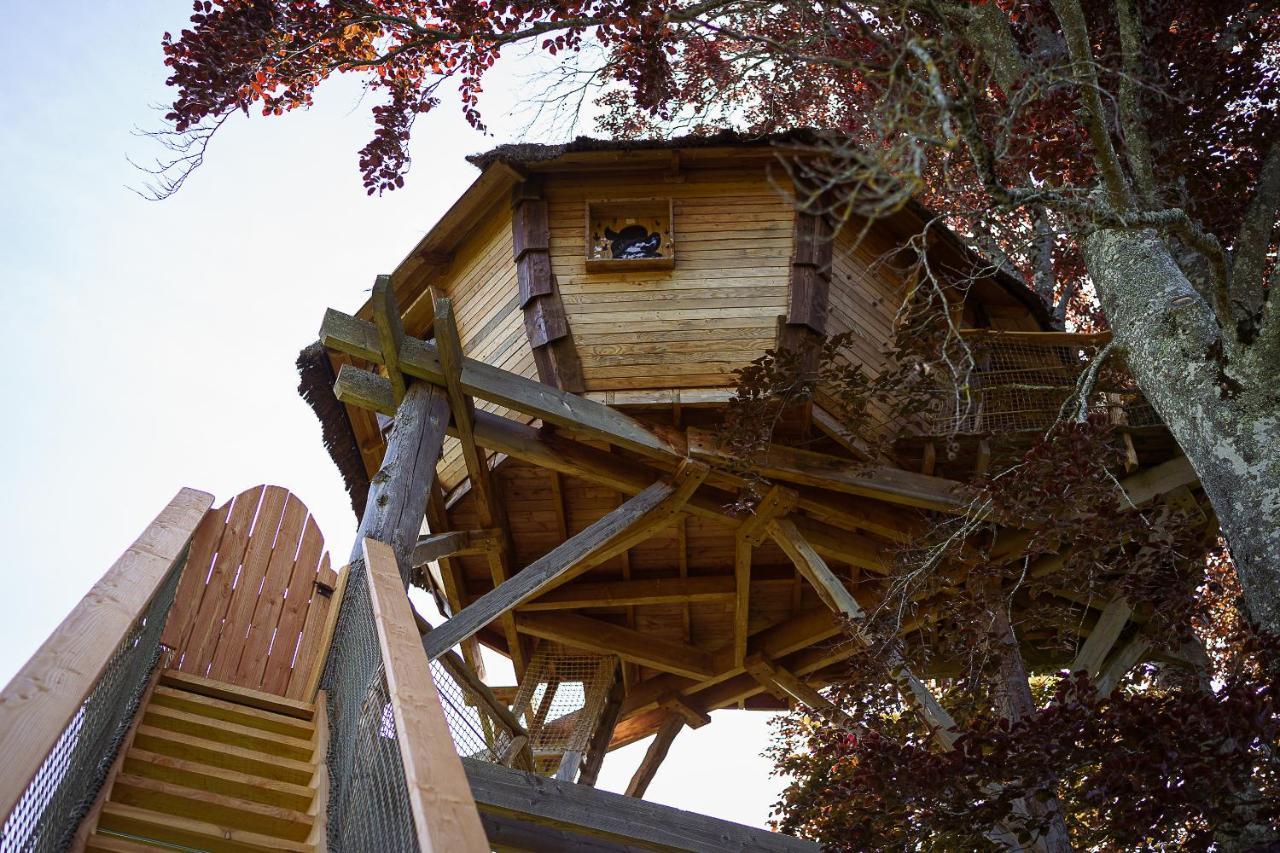 Cabane Perchée dans les Arbres Saint-Hilaire-en-Morvan Exterior foto