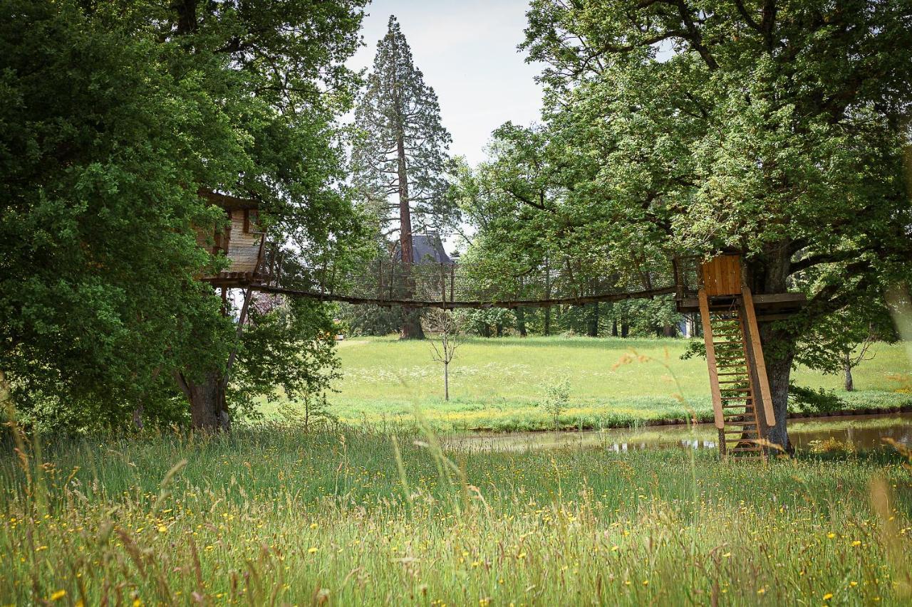 Cabane Perchée dans les Arbres Saint-Hilaire-en-Morvan Exterior foto