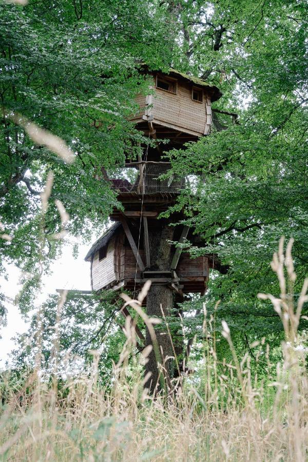 Cabane Perchée dans les Arbres Saint-Hilaire-en-Morvan Exterior foto