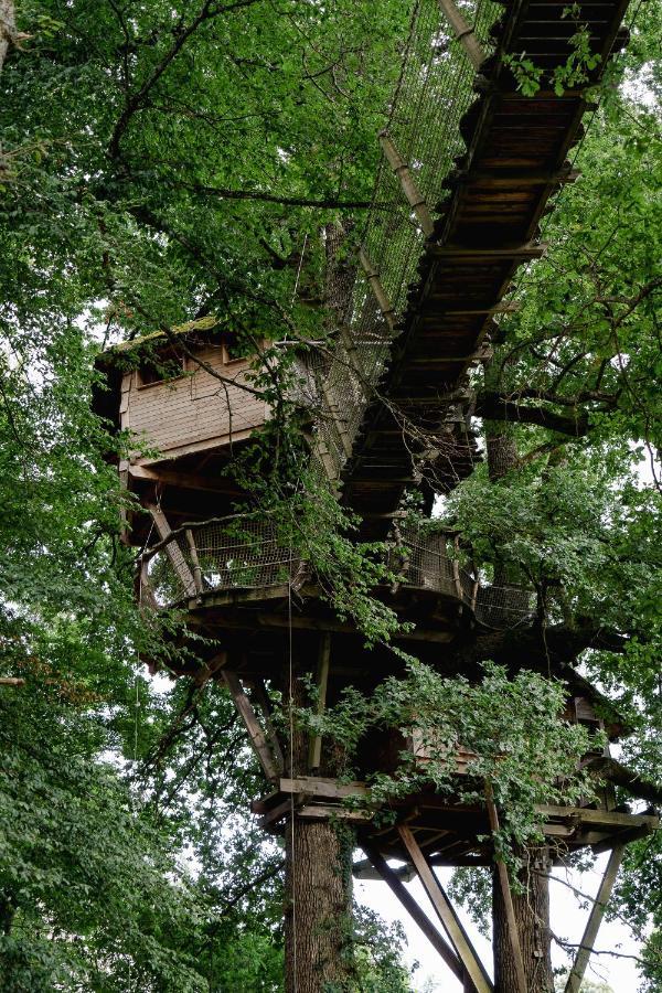 Cabane Perchée dans les Arbres Saint-Hilaire-en-Morvan Exterior foto